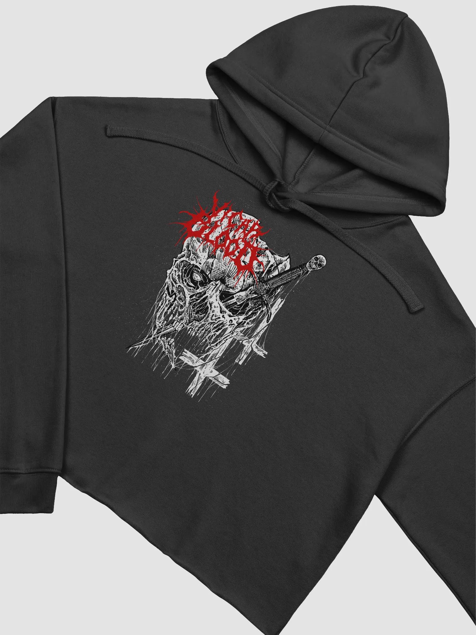 Vicar Skull CROPPED hoodie product image (3)