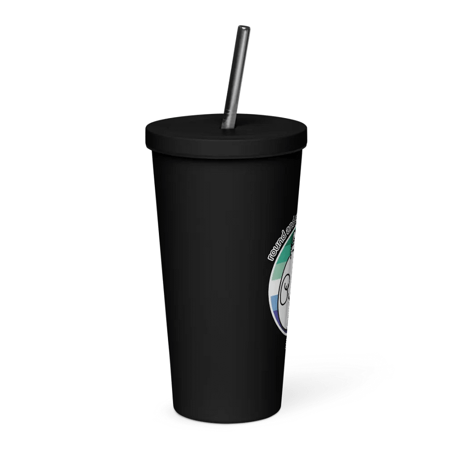 Round and Proud Manul Pride Gay MLM Version - Insulated Tumbler product image (8)