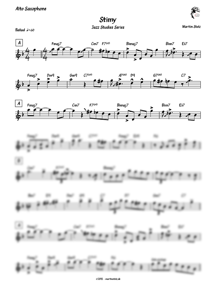 Stimy (Misty) for Alto Saxophone product image (2)