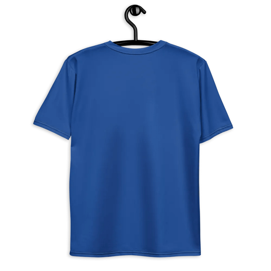 Plain Ocean Blue True Summer Men's Crewneck Polyester Heavyweight Premium T-Shirt by Treasure Pie product image (9)