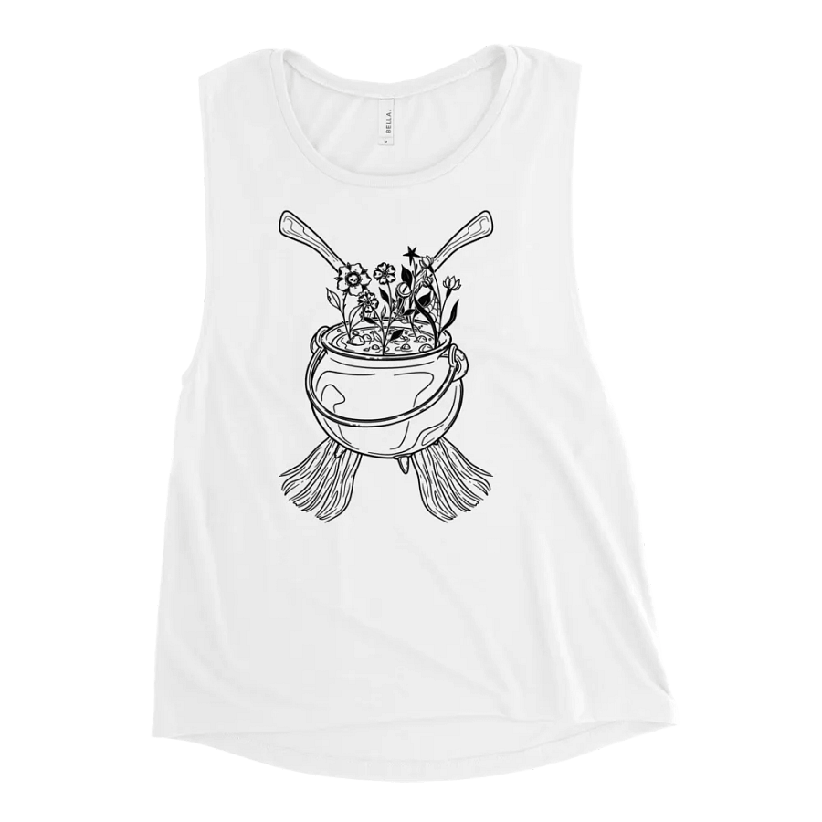 Henbane Coven Crest Bella+Canvas Women's Flowy Muscle Tank product image (46)