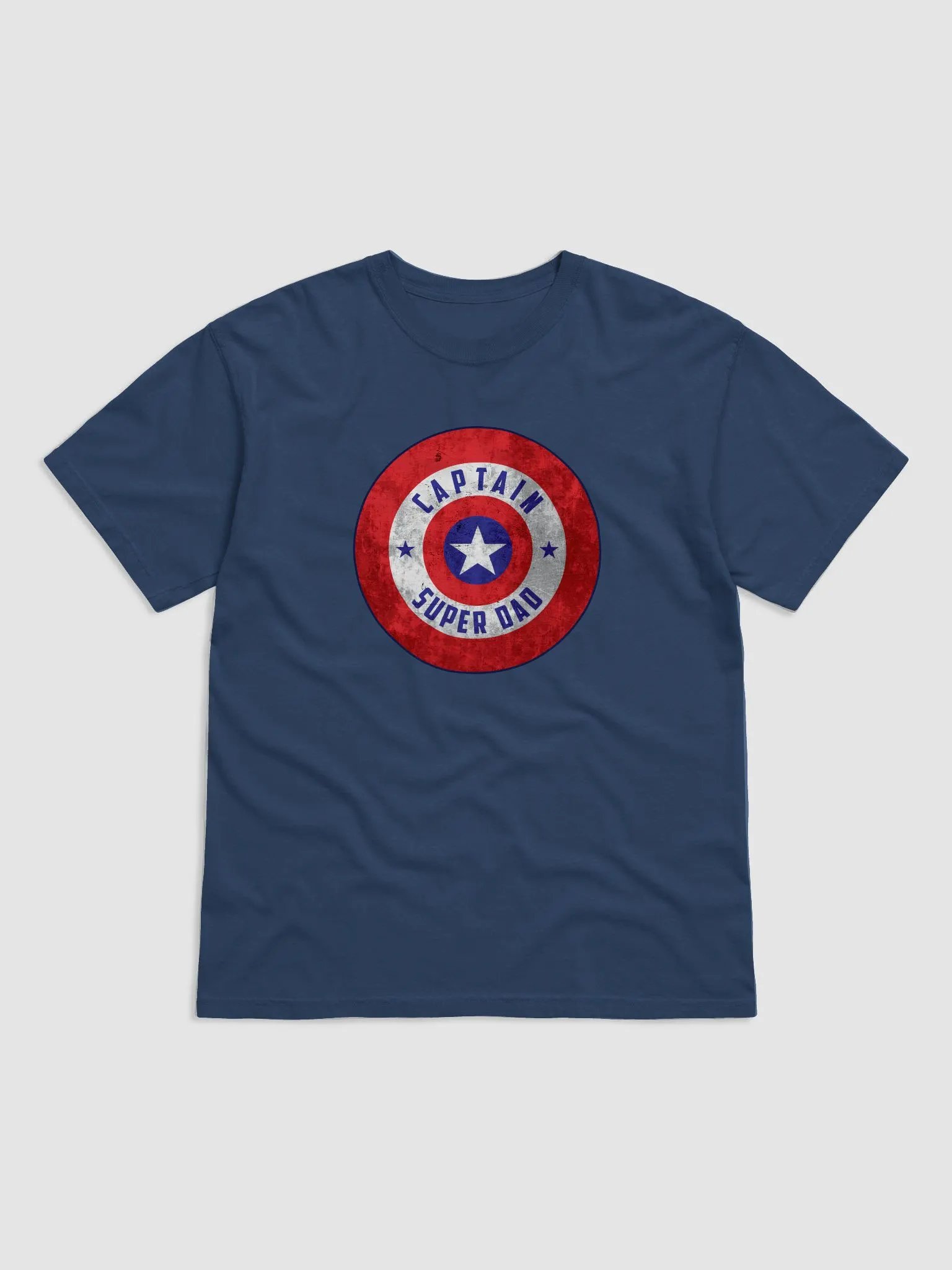 Captain Super Dad Dyed Heavyweight T-Shirt product image (2)
