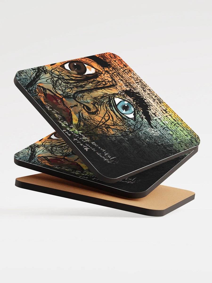 Truth Isnt Always Beautiful Coasters product image (4)
