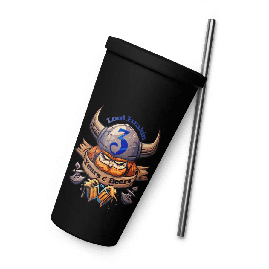 3 years affiliation tumbler with straw product image (11)