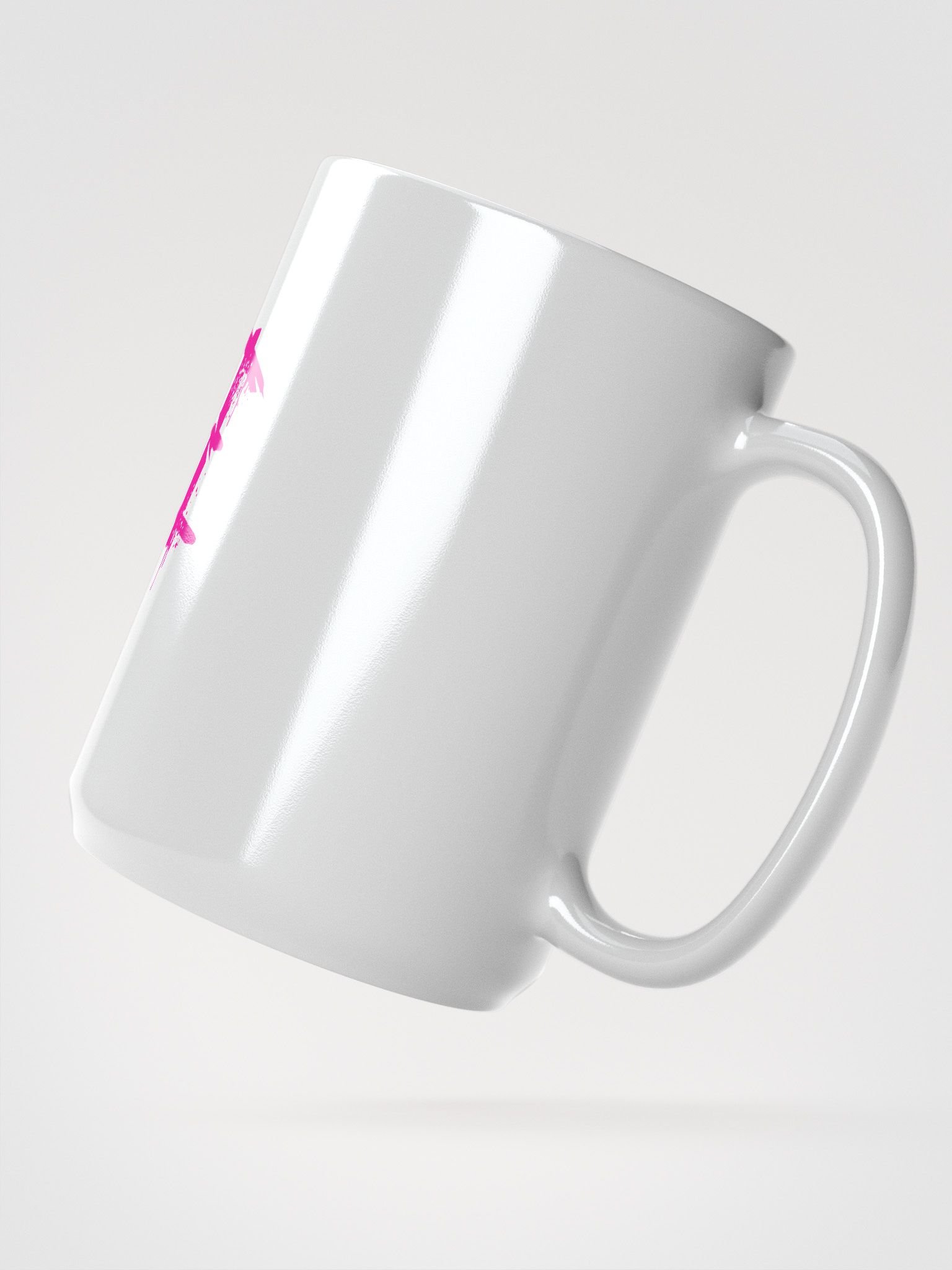 Explorer 4 Ever Pink White Glossy Mug product image (2)
