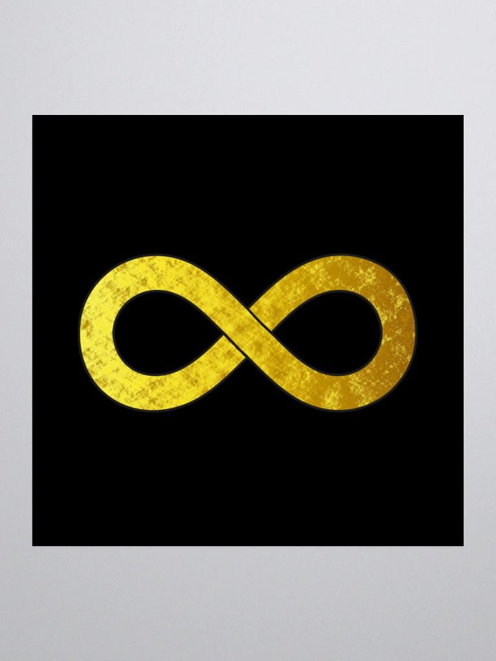 Golden Infinity Sticker product image (1)