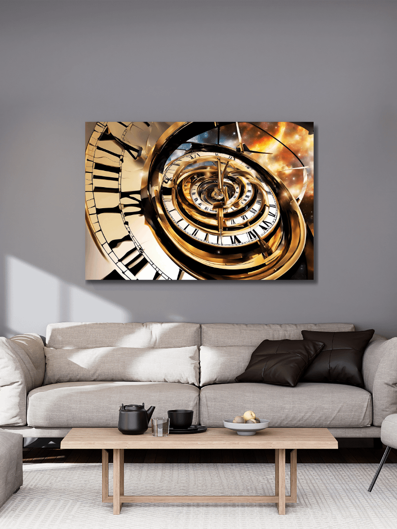 Time Confusion-18 | Canvas Artistic Wall Painting product image (5)