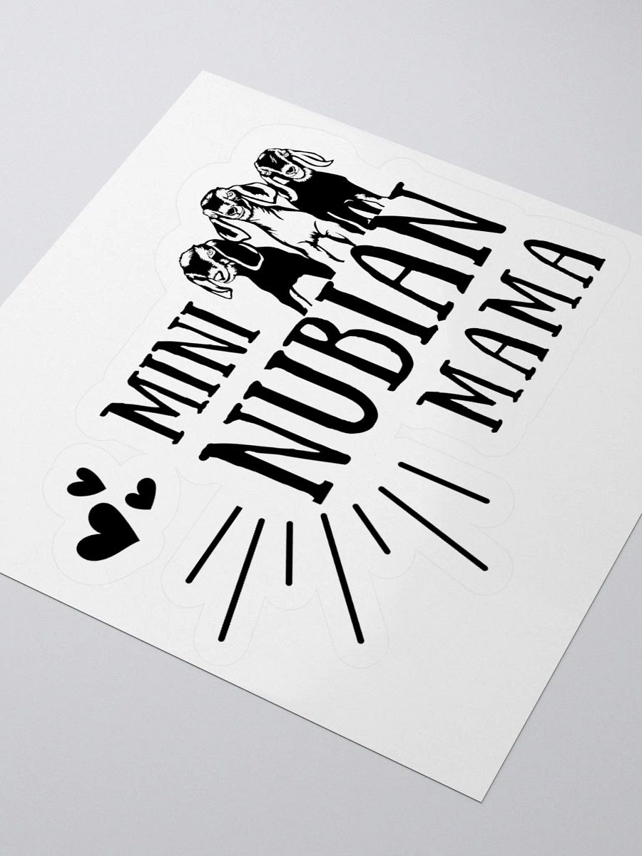 Mini Nubian Mama KISS Cut Stickers product image (12)