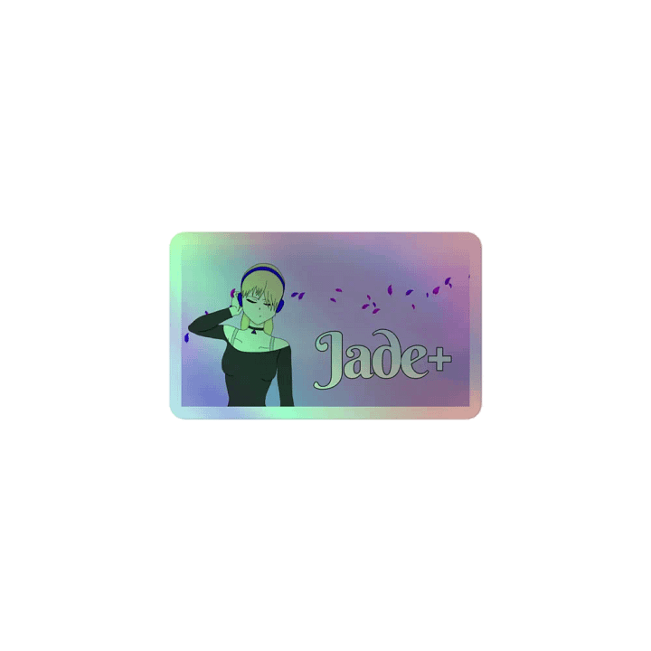 Pink Jade+ Holographic Sticker product image (1)