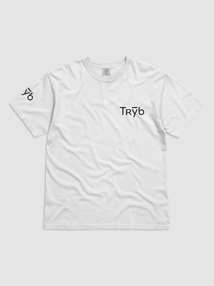 Trȳb Tee Basic Wht product image (1)