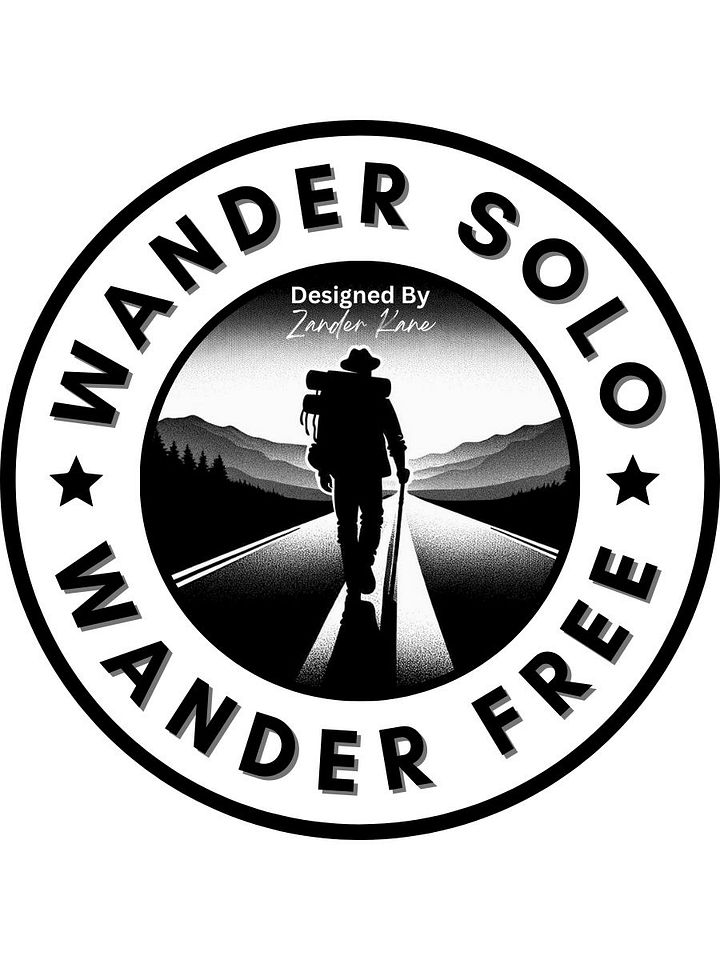 Wander Solo, Wander Free - 12x12 product image (1)
