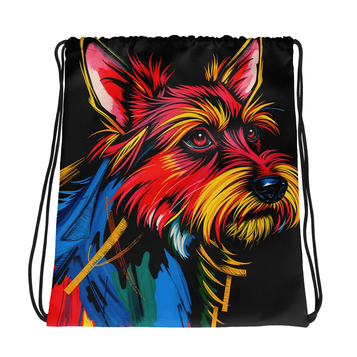 Vibrant Canine Chaos Drawstring Bag product image (1)