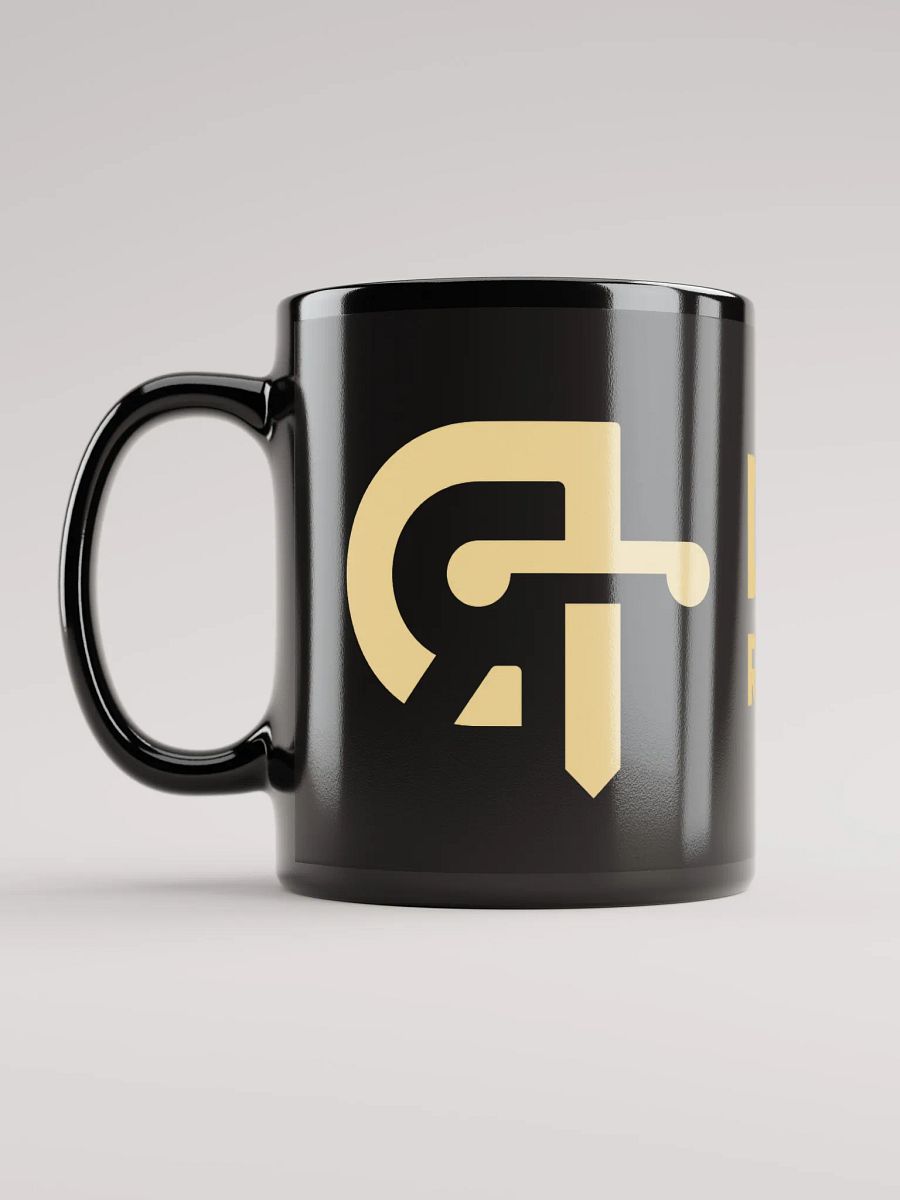 Dom's Roundtable Black Glossy Mug product image (6)