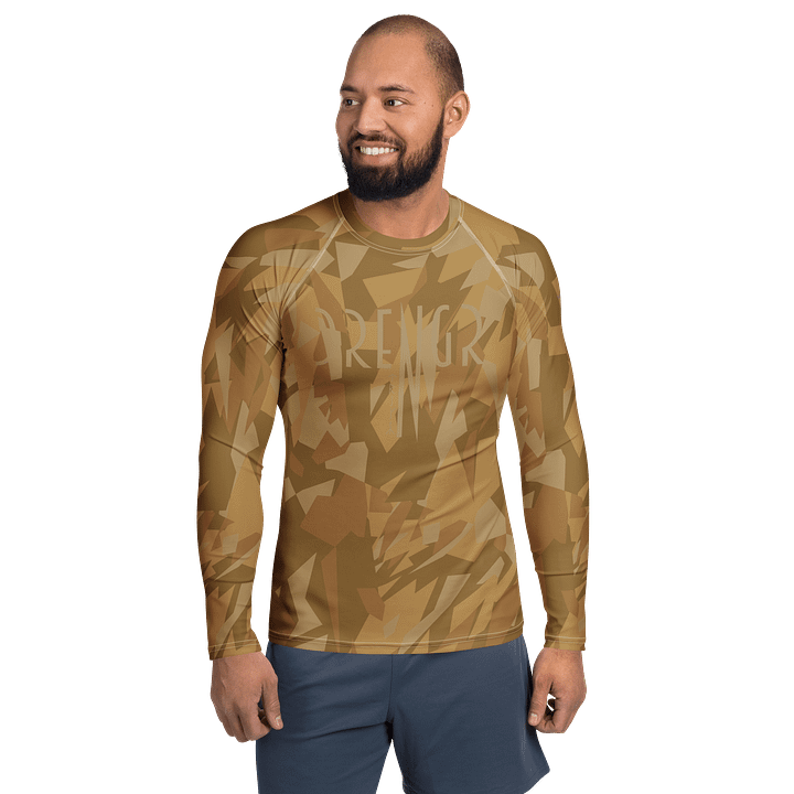 DRENGR Full-M90 Tan Long Rash Guard product image (1)