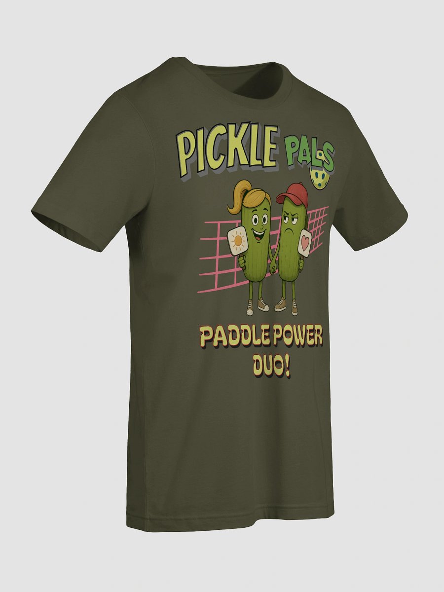 Pickle Pals Couple Paddle Power Pickleball T-Shirt product image (3)