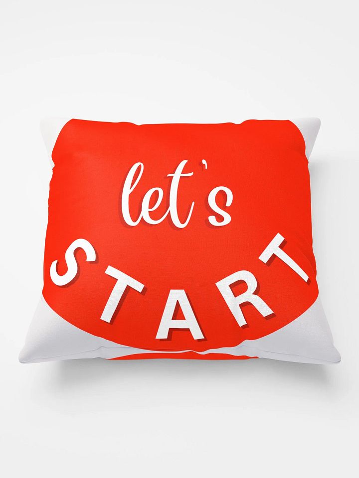 Funny let's START / STOP All-Over Print Pillow product image (1)