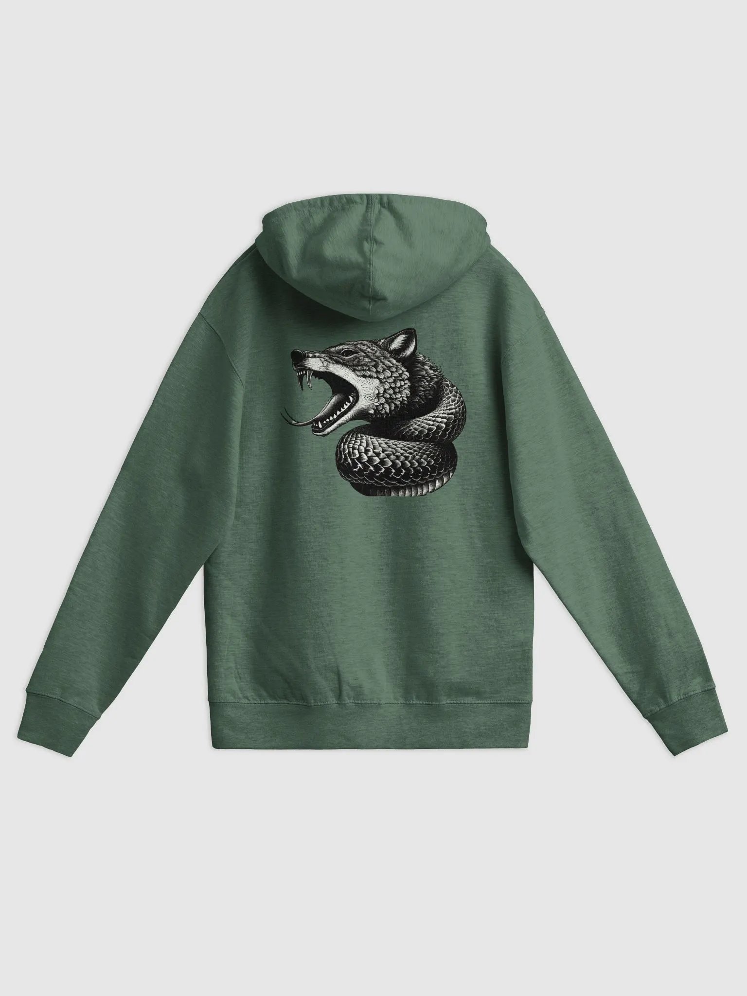 Wolf Snake Zip Up Hoodie product image (12)