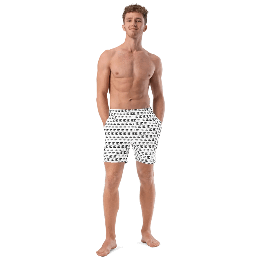 All-Over Print Swim Trunks w/ Pattern product image (10)