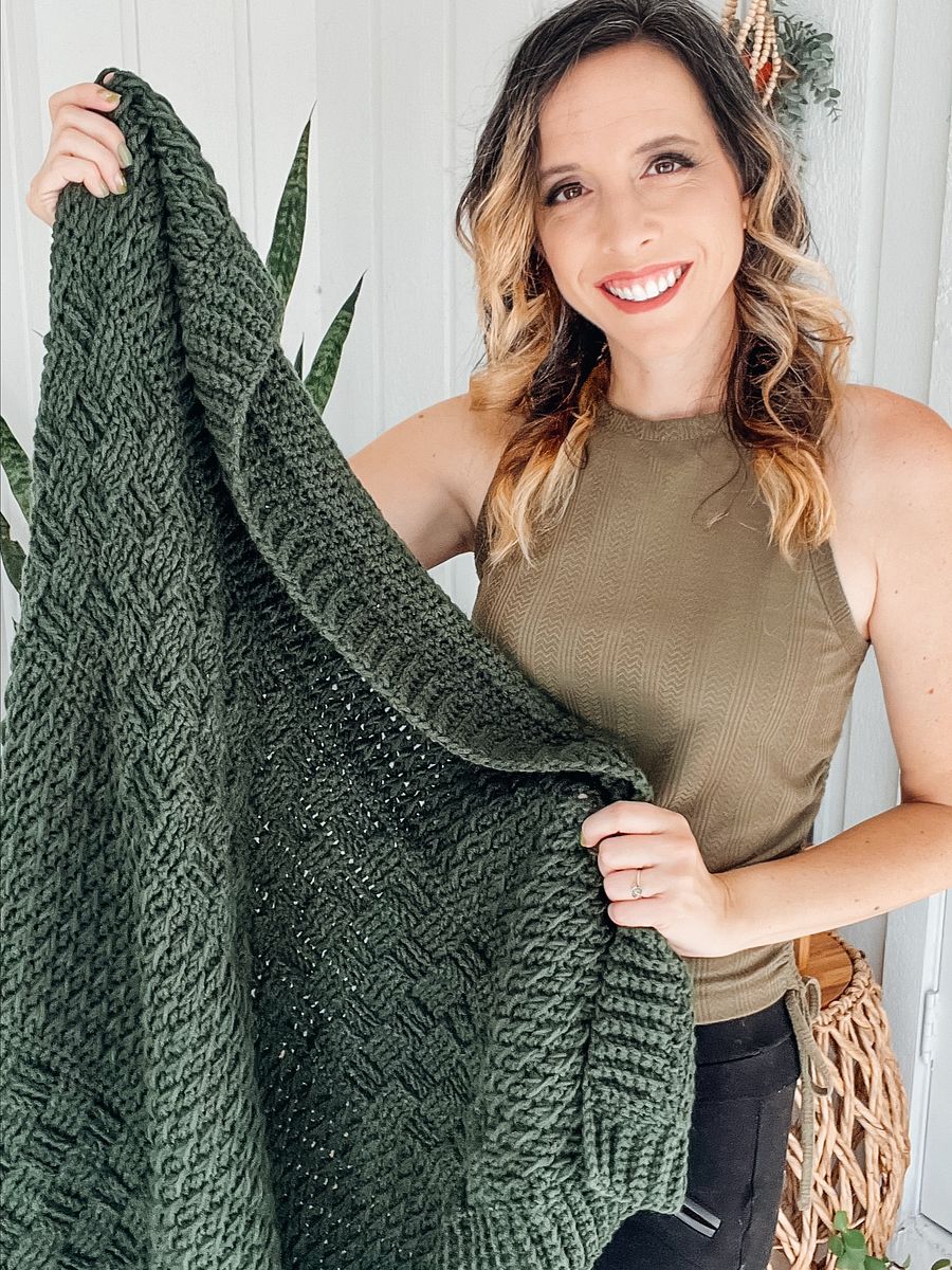 Totally Textured Crochet Blanket product image (7)