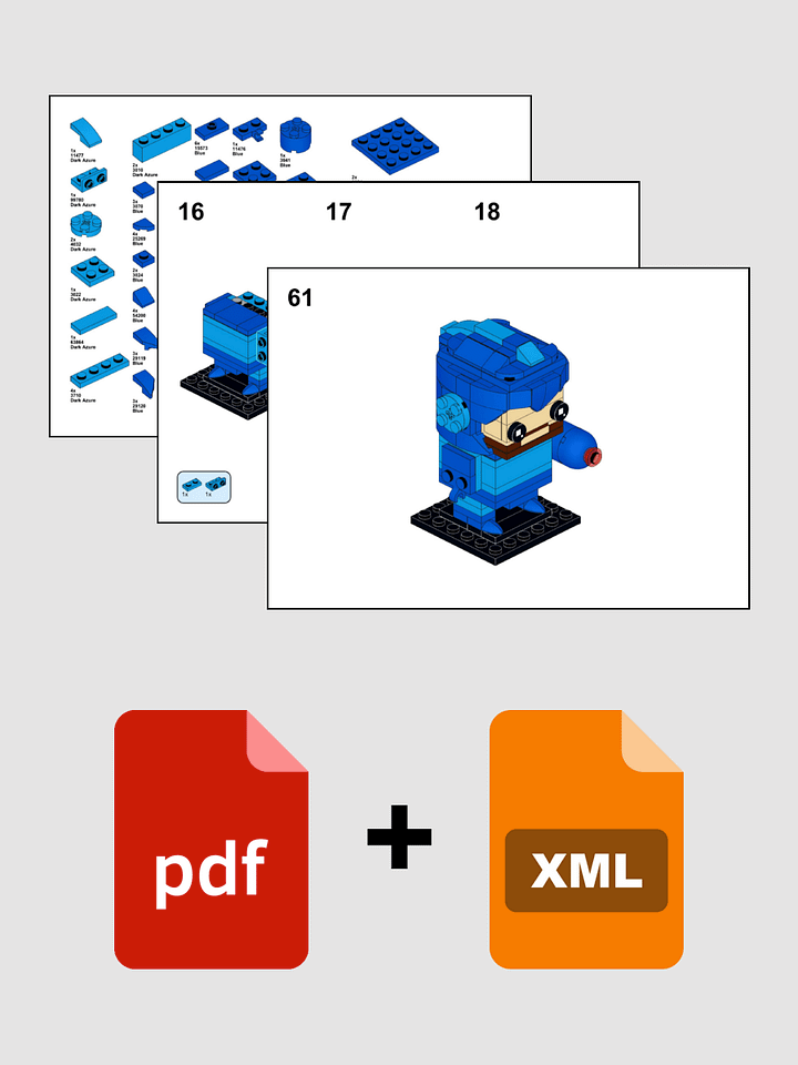 Pix Robot Man PDF and Parts List product image (2)