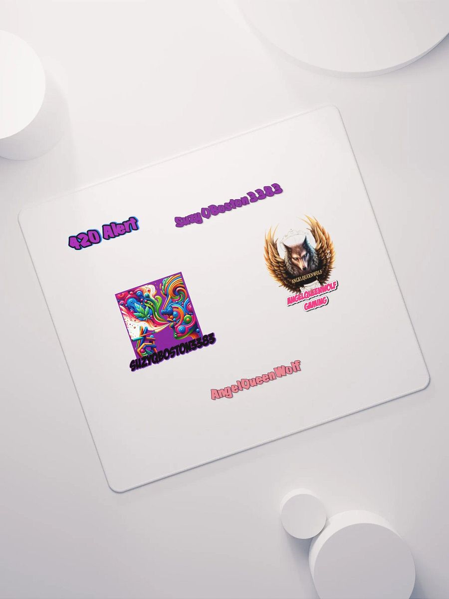 SuzyQBoston and AngelQueenWolf Gaming Realm Mouse Pad product image (7)