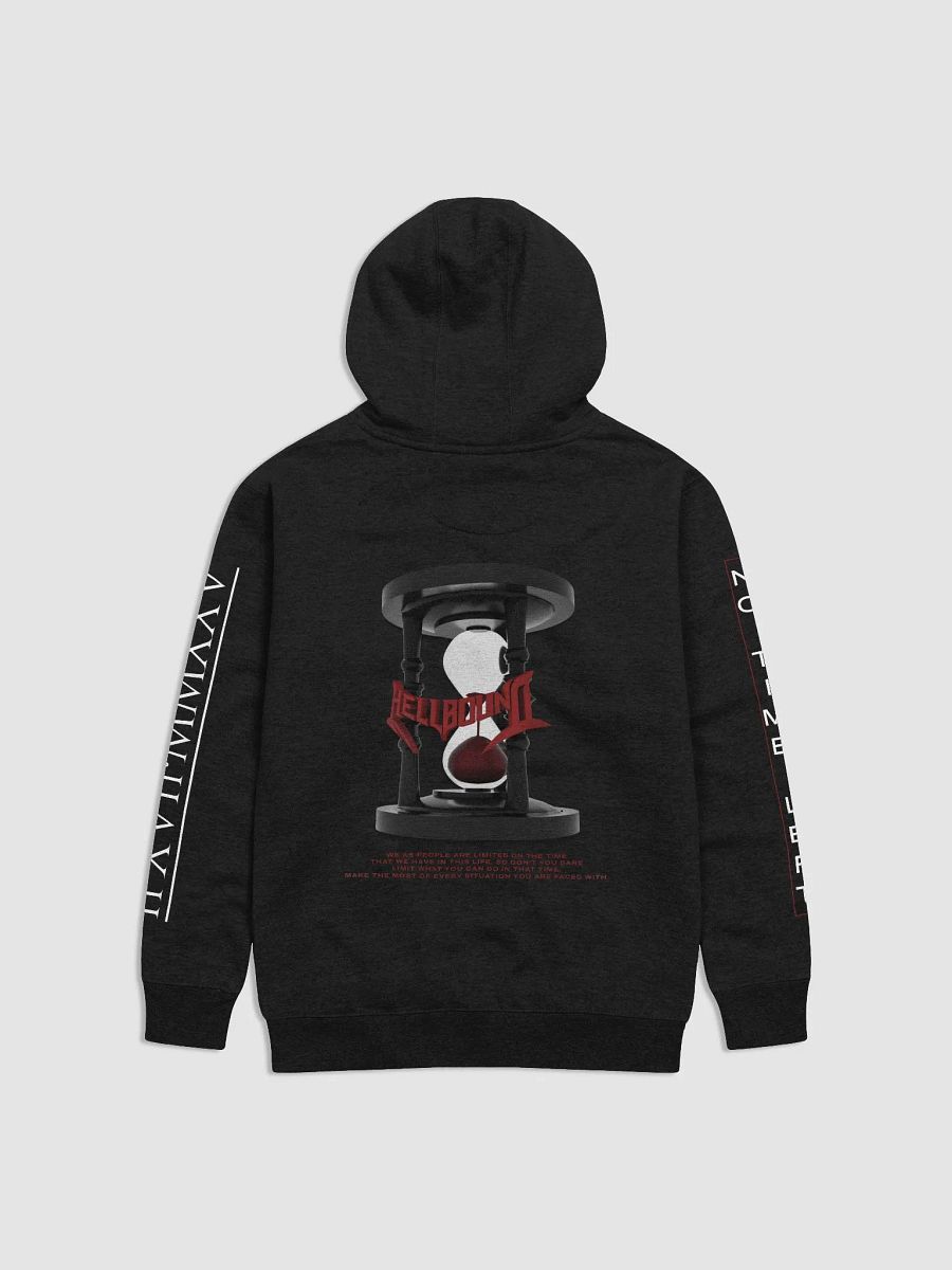 NO TIME LEFT | BLACK HOODIE product image (2)