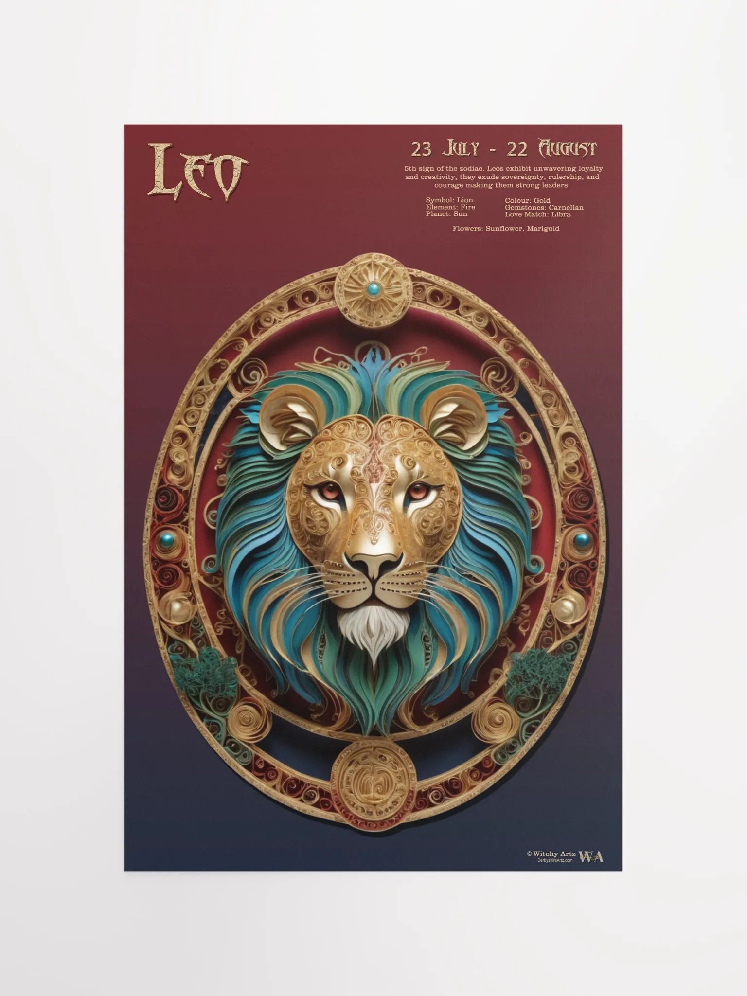 Western Zodiac Poster - LEO product image (10)