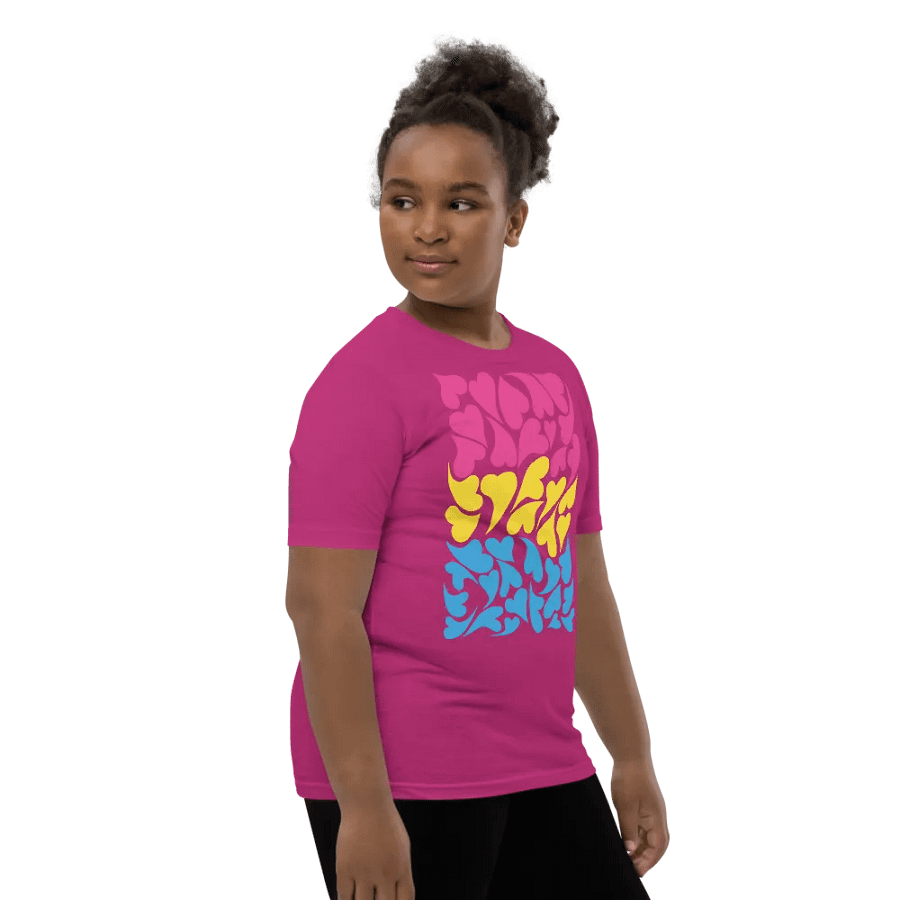 Nestled PRIDE Pansexual T-shirt (Youth) product image (41)