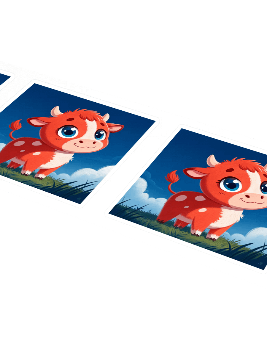 Cute Cow Kiss Cut Stickers product image (4)