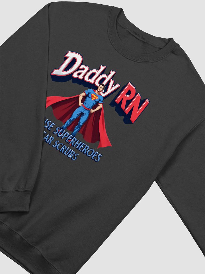 Daddy RN Superhero Crewneck Sweatshirt product image (11)