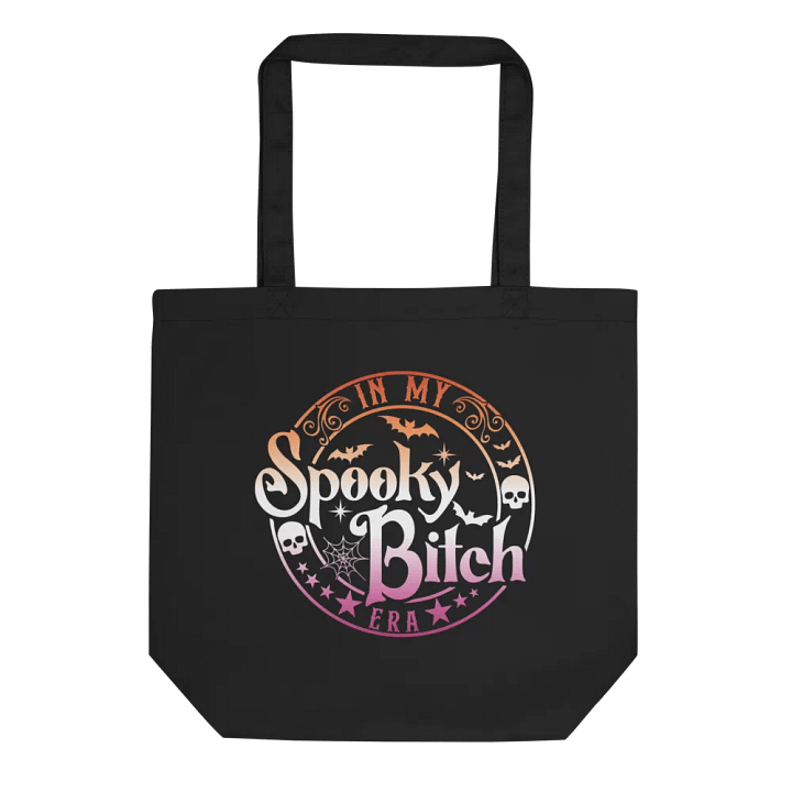 Spooky Bitch Era Lesbian Flag Tote product image (1)