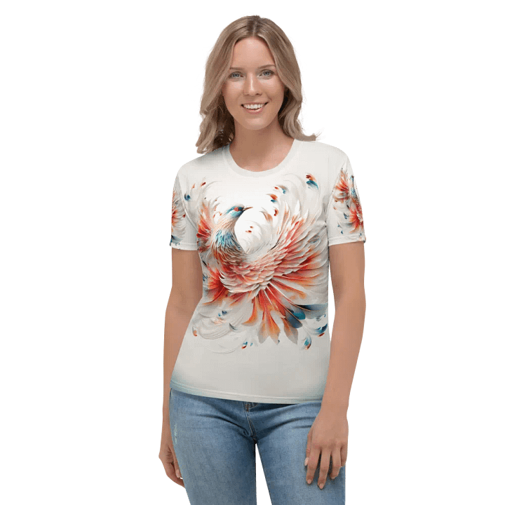 White pheasant T shirt product image (2)