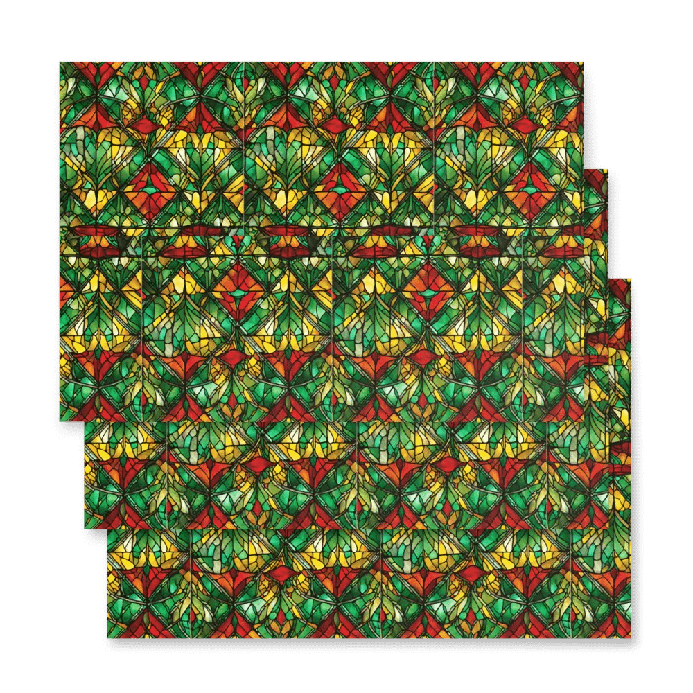 Symphony of Festive Season Colors Wrapping Paper Set product image (4)