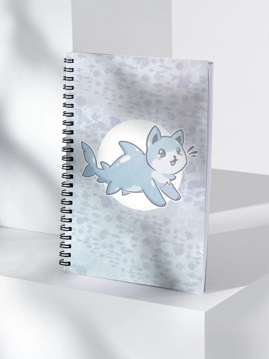 CATSHARK - White shark - spiral notebook product image (4)