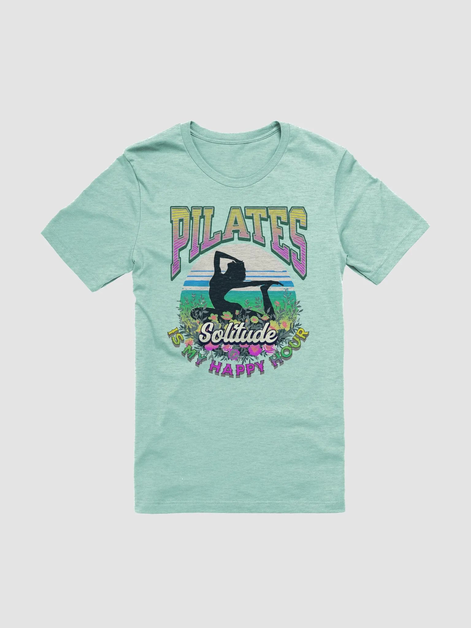 Pilates Is My Happy Hour Supersoft Comfort Classic T-Shirt product image (1)