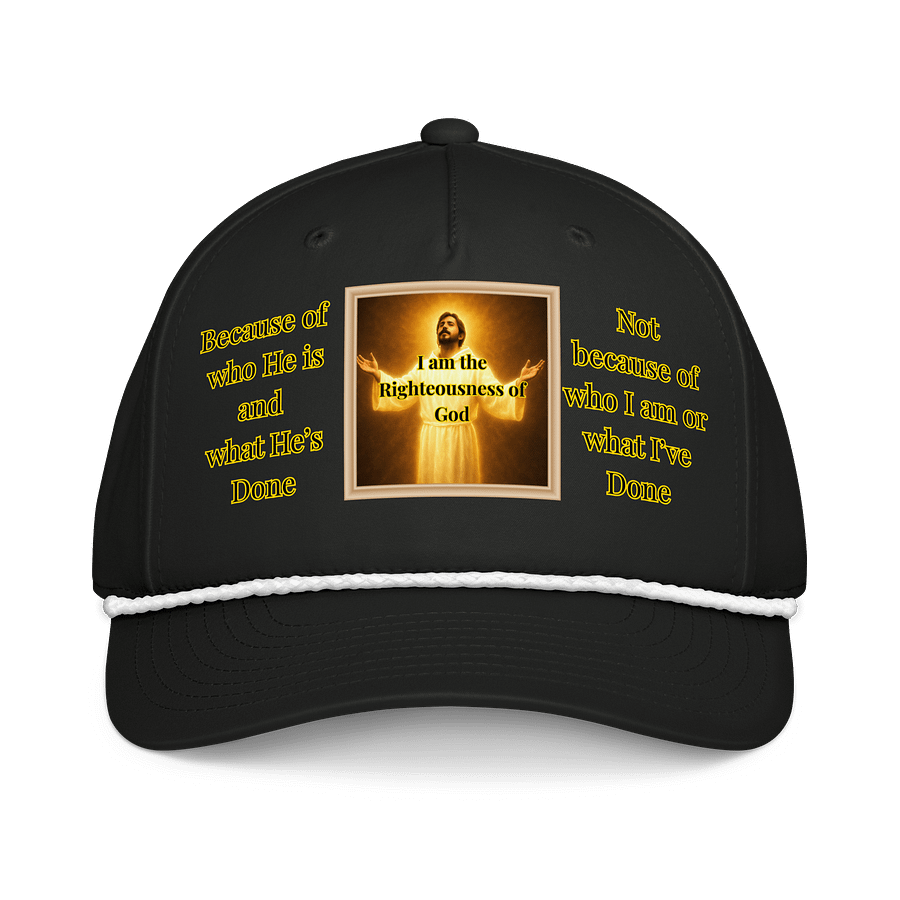 I am the Righteousness of God (Male) Richardson Five-Panel Classic Rope Cap product image (1)