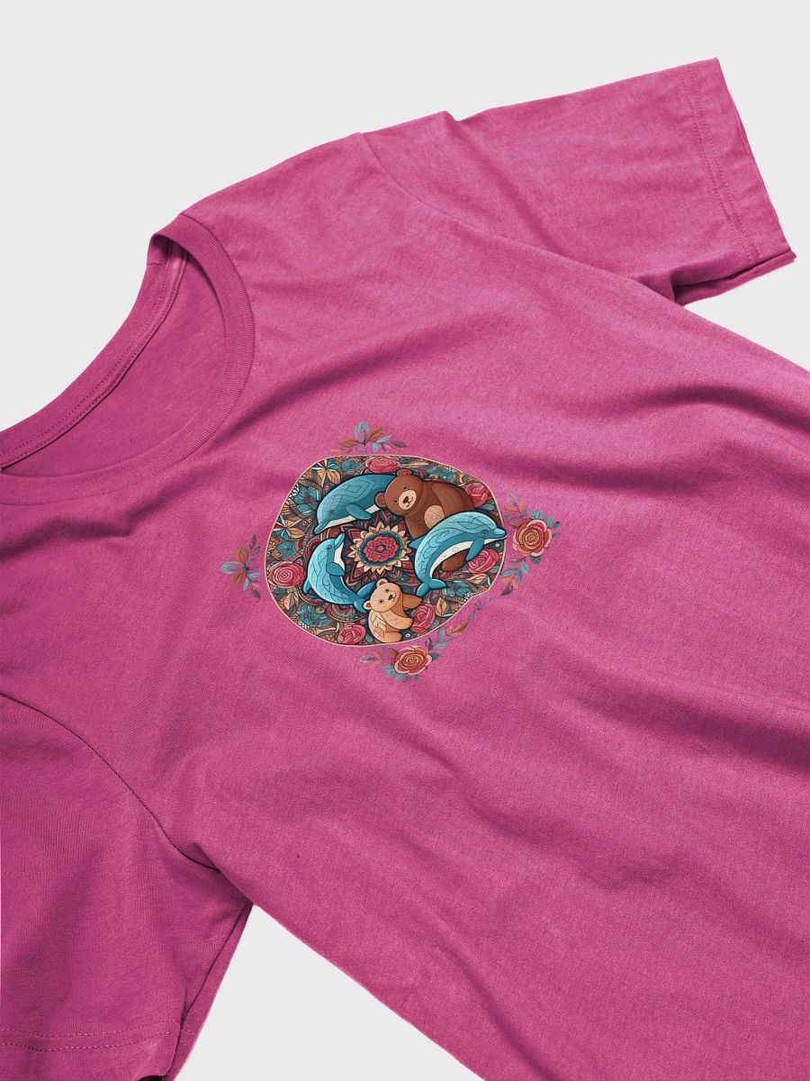 Bella+Canvas Supersoft T-Shirt | AI Design animal mandala product image (3)