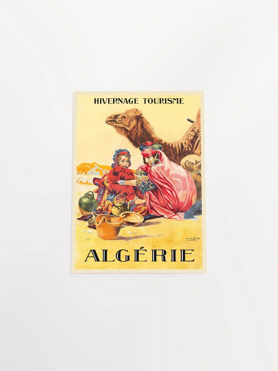 Algeria, French poster, 1924 — retro vintage travel poster, retro travel art, retro travel wall art product image (9)