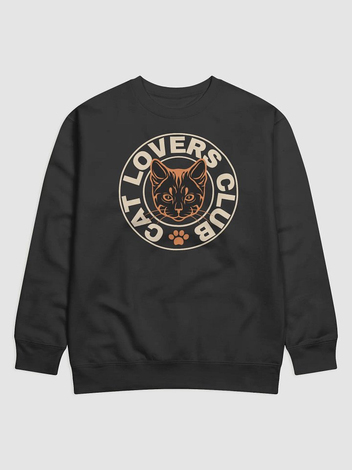 Cat Lovers Club Premium Cotton Sweatshirt product image (1)