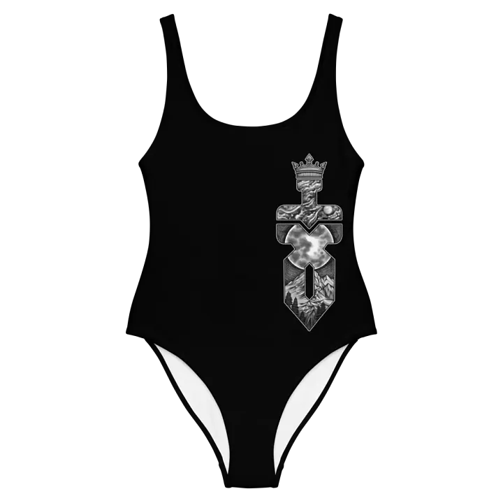 Black and White Logo One Piece Swimsuit - Good Girl product image (2)