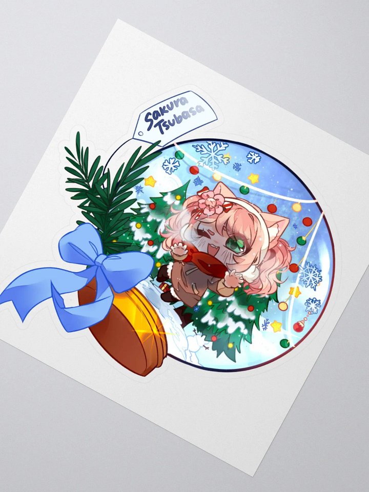 Saku Christmas Globe Sticker product image (5)