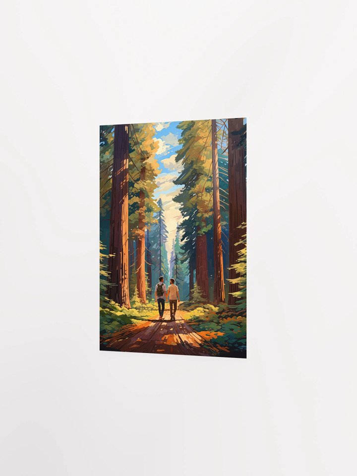 Seeing The Redwoods Together - Gay Couple Studio Art Print product image (11)