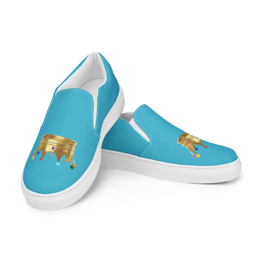 Queendom Beautiful Women Crown Canvas Shoes /Turquoise(TM) product image (4)