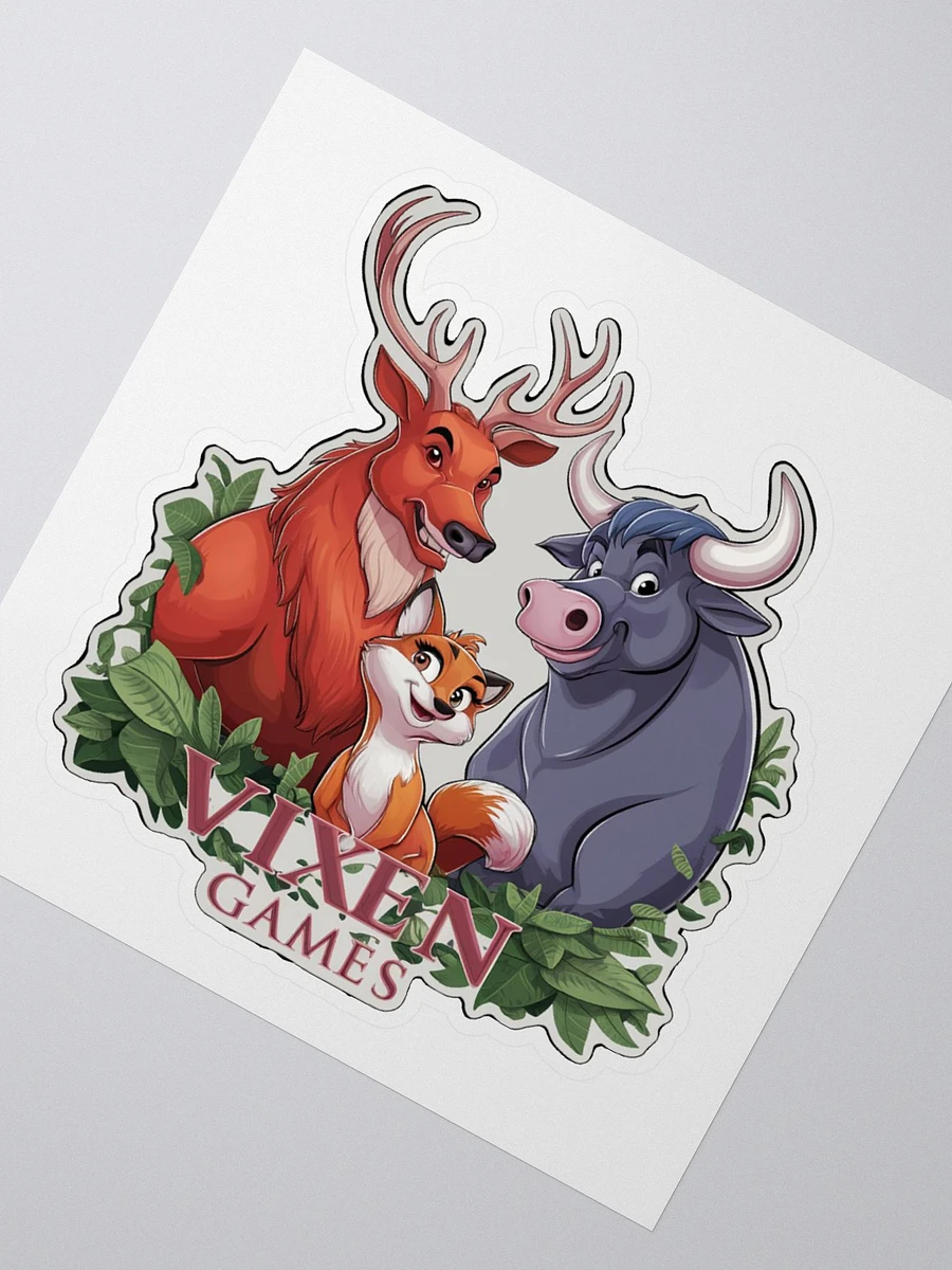 The Vixen and The Stag and The Bull Vixen Games Vinyl Sticker product image (4)