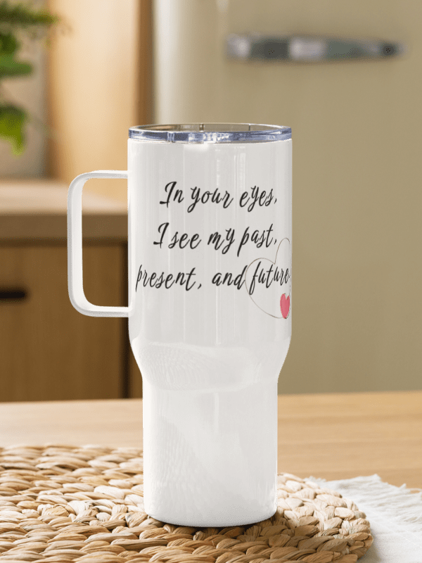 Love Travel Mug – Romantic Insulated Tumbler for Couples product image (2)