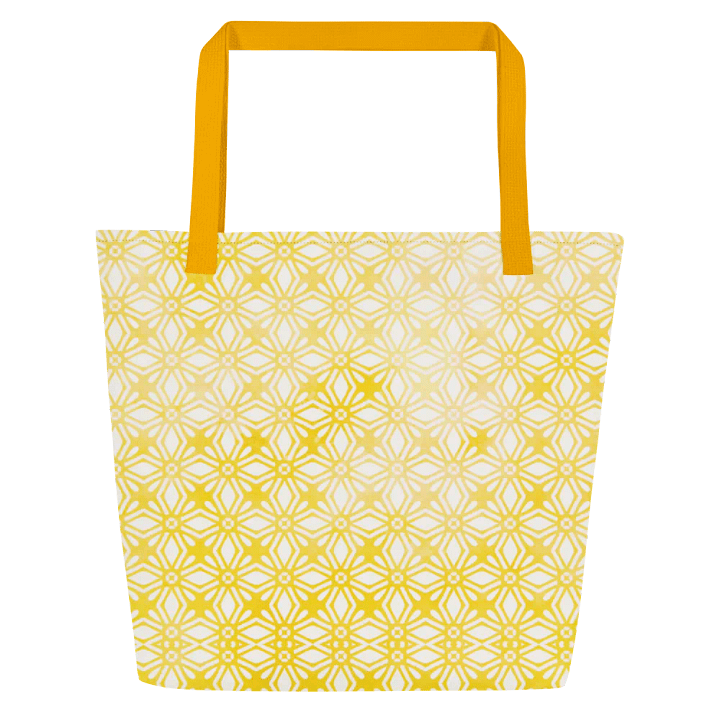 Shabby Flower Yellow - All-Over Print Tote Bag product image (2)