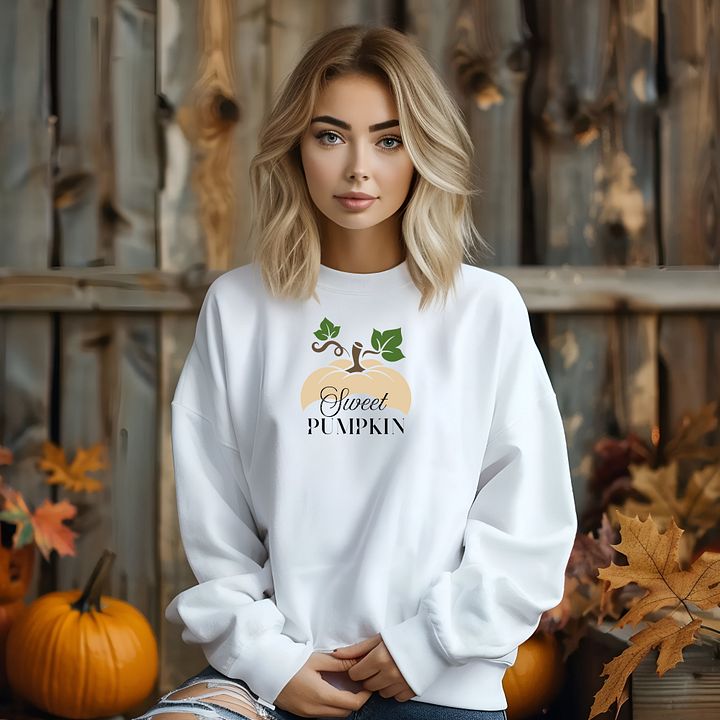 Harvest Charm Sweet Pumpkin Sweatshirt product image (1)