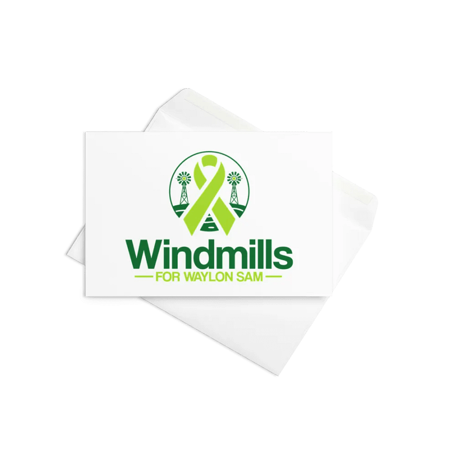 Windmills For Waylon Sam Postcard product image (9)