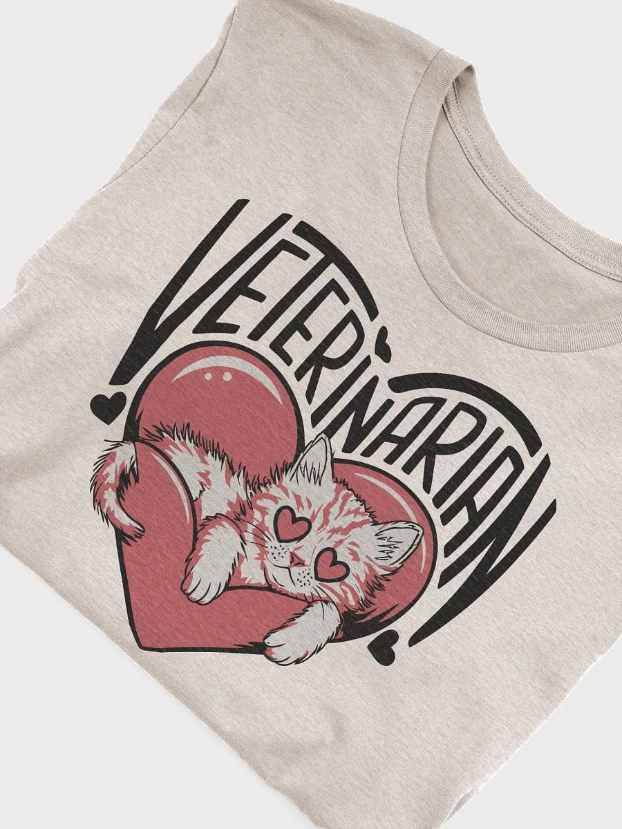 Heart-Eyed Cat Veterinarian T-Shirt product image (6)