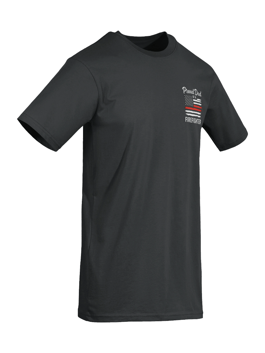 Proud Dad Firefighter Graphic T-shirt product image (15)